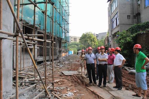 鄔清富局長(zhǎng)視察賴家坡公租房工程建設(shè)