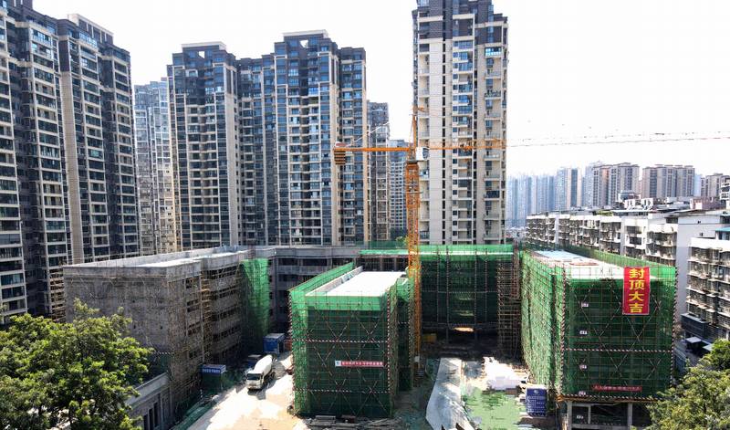 公司房建項目取得進展,多元化經營再添新力——資陽市雁江區第六中學主體教學樓順利封頂