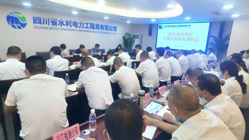 四川省水利廳企業(yè)綜合調研組蒞臨工程局公司開展調研工作